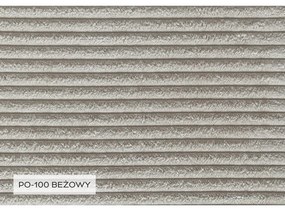 Бял разтегателен ъглов диван от рипсено кадифе (десен ъгъл) Brave Dave – Miuform