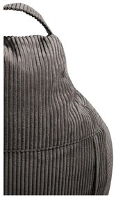 Тъмнокафяв пуф от рипсено кадифе Play Amuse – SLOWDOWN