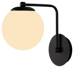 Черна стенна лампа, височина 22 cm Star - Squid Lighting