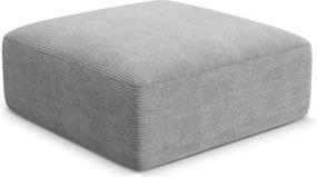 Светлосива табуретка от рипсено кадифе Campi – Cosmopolitan Design