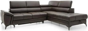 Ъглов диван Cacao LTHR-вярно
