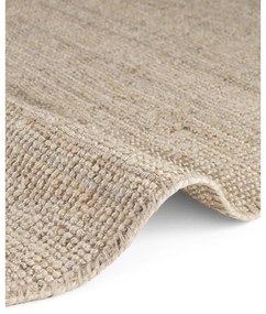 Кремав кръгъл килим от юта ø 200 cm Bouclé Jaipur – Hanse Home