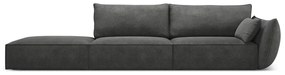 Сив шезлонг (десен ъгъл) Vanda – Mazzini Sofas
