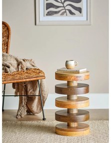 Кръгла странична масичка от масивно манго ø 25 cm Franka – Bloomingville