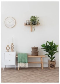 Зелено одеяло със смес от вълна 130x170 cm Carmel – House Nordic