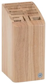 Блок от каучукова дървесина за 12 ножа, секач и ножица Стомана Hevea - T&amp;G Woodware
