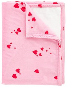 Розово одеяло от флийс 200x240 cm Heart – Catherine Lansfield