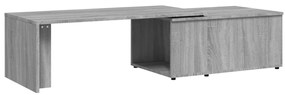 815469 vidaXL Кафе маса, сив сонома, 150x50x35 см, инженерно дърво