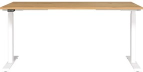 Работна маса с електрическо регулиране на височината с дъбов плот 80x160 cm Jet – Germania