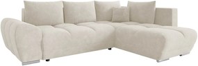 Ъглов диван Forrest-Екрю-Десен