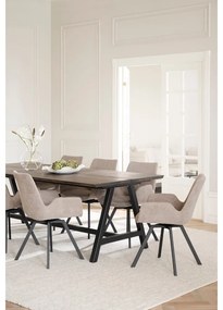 Бежови тапицирани трапезни столове в комплект 2 бр. Norwell – Rowico