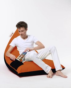Градински пуф Pyramid Large Double Color Bed Pouf, цвят Оранжев