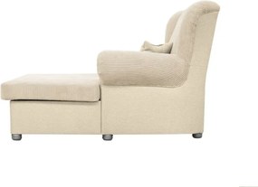 Бежов шезлонг от рипсено кадифе Lord – Ropez