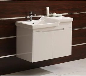 Конзолен PVC шкаф ICP 8363 "МОНА", Inter Ceramic, с умивалник, 83x47x63см