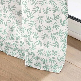 Бяло-зелена завеса 140x240 cm Maddy – douceur d'intérieur