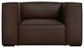 Тъмнокафяв кожен фотьойл Madame - Windsor &amp; Co Sofas