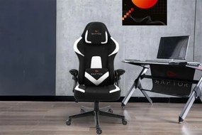 Игрален стол Raptor Fury-Бял