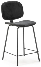 Черни бар столове в комплект от 2 бр. (височина на седалката 66 cm) Arus – Marckeric