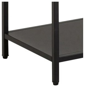 Черна метална библиотека 80x165 cm Newcastle – Actona