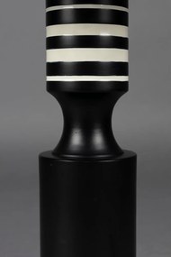 Черна настолна лампа с текстилен абажур (височина 60 cm) Virgil – Dutchbone