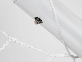 Футболна врата със стена 180x61x122 cm