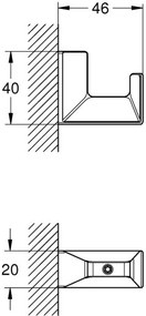 Държач Grohe Selection Cube