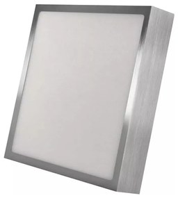 Светодиодна лампа за таван в сребърен цвят 22,5x22,5 cm Nexxo - EMOS