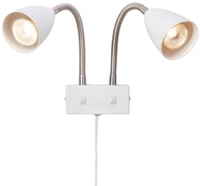 Markslöjd 108900 - Стенно точково осветително тяло CIRO 2xGU10/7W/230V бяло