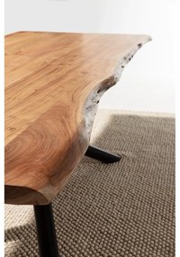 Трапезна маса от масивна акация 100x220 cm Anuri – MOME