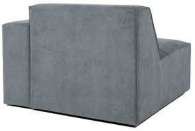 Сив модулен диван от рипсено кадифе (десен ъгъл) Sting – Scandic