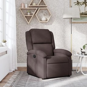371756 vidaXL Наклоняем стол, тъмнокафяв, текстил