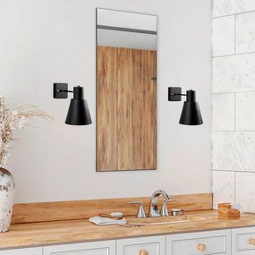 Стенна лампа в черно и златисто ø 14 cm Funnel – Opviq lights