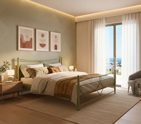 Легло Pier-90x200-Gold-Με ποδαρικό