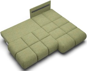 Ъглов Диван Лимо - Маслинен - Десен