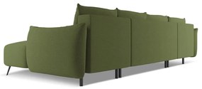 Зелен ъглов диван Malie – Makamii
