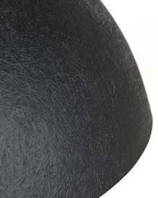 Индустриално висящо осветително тяло черно със злато 70 см - Magna