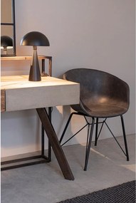 Тъмносив тапициран трапезен стол Warhol – Bizzotto