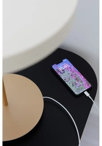 Бяла LED настолна лампа с възможност за димиране и метален абажур (височина 41,5 cm) Asteria Table - UMAGE