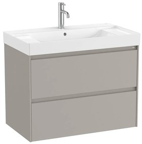 Конзолен шкаф за баня A851691510 и централен умивалник, 80х46х64.5см
