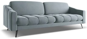 Светлосин кадифен диван 238 cm Nalu – Makamii