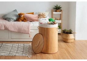 Кръгла бамбукова кошница за пране - Compactor