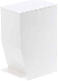 Бяло пластмасово кошче за боклук с педал 3,9 l Tower – YAMAZAKI
