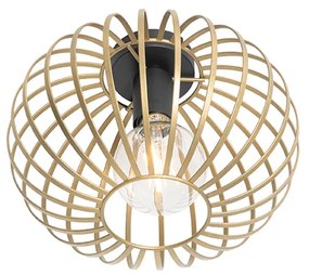 Дизайнерски таванна лампа месинг 30 см - Johanna