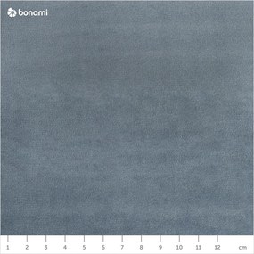 Светлосиньо тапицирано кадифено двойно легло с място за съхранение с включена подматрачна рамка 180x200 cm Arendal – Cosmopolitan Design