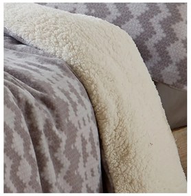 Сиво двойно спално бельо 200x200 cm Alpine – Catherine Lansfield