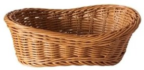 Панер водоустойчив PVC елипса кафяв 29x19xH10см GCC (674005B-OT)