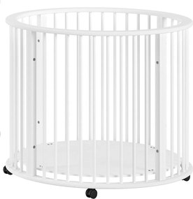 Бяла кошара за игра 90x90 cm от масивен бук Dino – Vipack