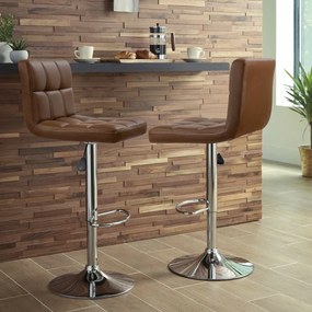 Бар стол Sammie-Кафяво (4) парчета