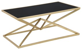 Конферентна маса с черен стъклен плот , 110 x 60 cm Piramid - Mauro Ferretti