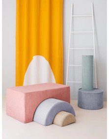 Розово велурено игрище от пяна 75x49x37 cm Rainbow Montessori – Wigiwama